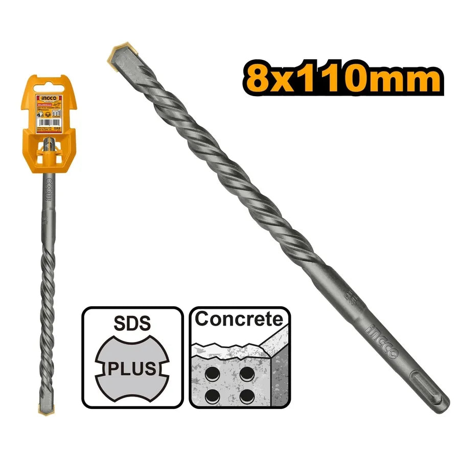 SDS Plus Hammer Drill Bit 8x110mm - INGCO